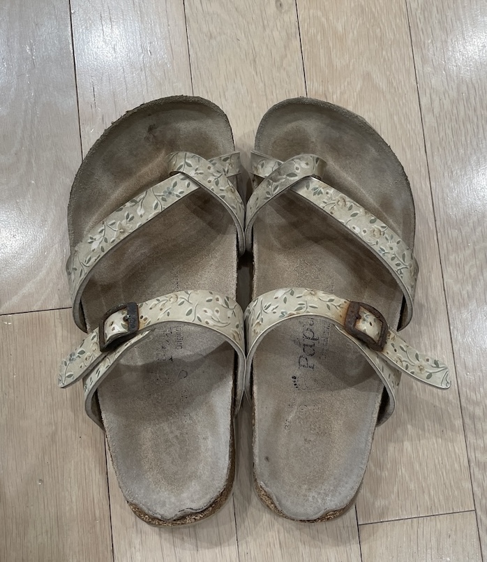 ビルケン 修理前