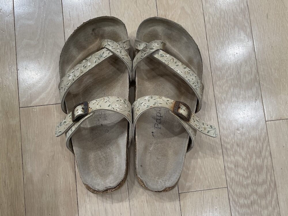 ビルケンシュトック 修理前